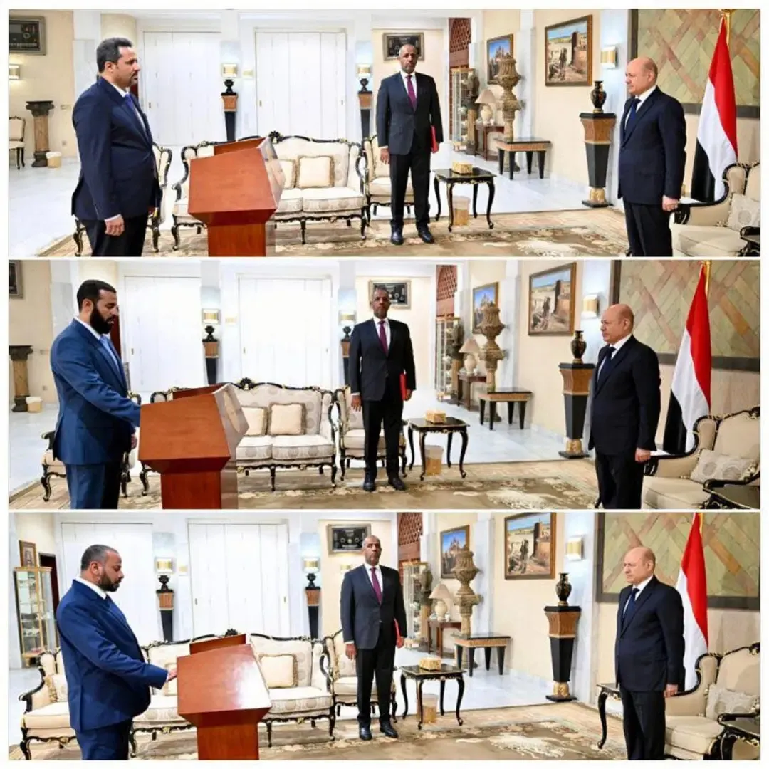 أداء اليمين للمحافظين الجدد للحج وأبين والضالع… والعليمي يضع أولويات الأمن والخدمات