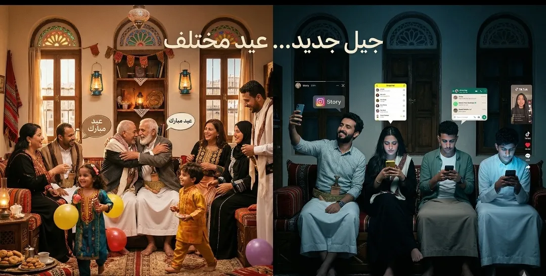 جيل جديد… عيد مختلف: كيف أعادت منصات التواصل تشكيل طقوس العيد في اليمن؟