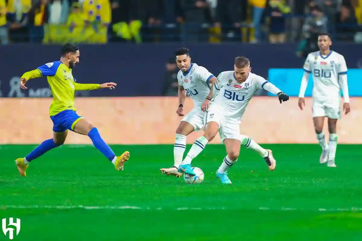  استعداد نادي الهلال لديربي الرياض أمام نظيره النصر بدوري روشن السعودي