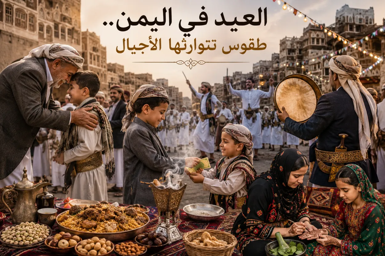 العيد في اليمن.. طقوس تتوارثها الأجيال