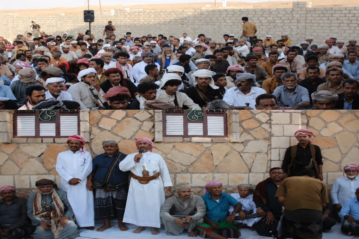 اجتماع قبلي موسع في حضرموت يطالب بعودة الشيخ عمرو بن حبريش والوفد المرافق له من السعودية