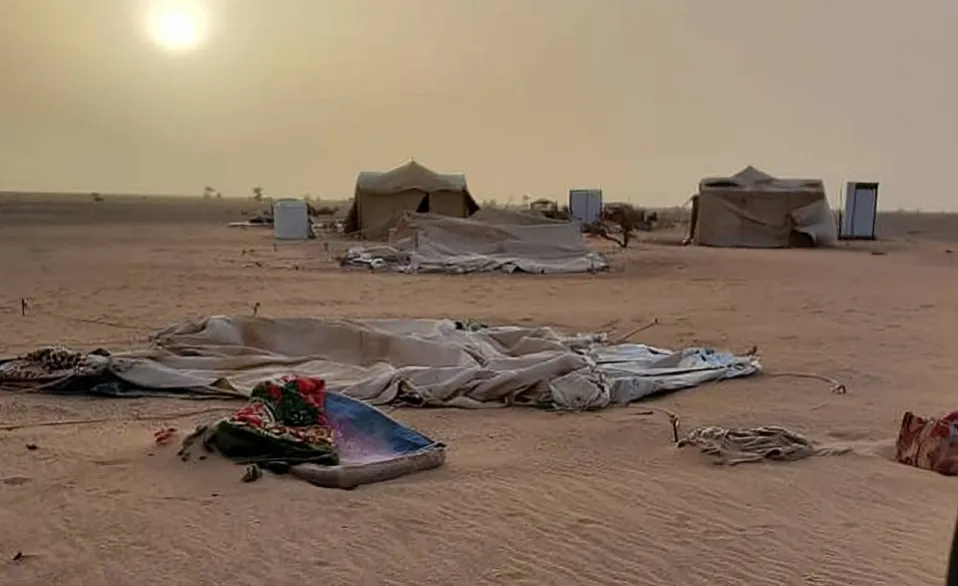 تضرر 1370 أسرة بسبب المنخفض الجوي في الجوف والسلطات تطلق نداء إغاثة 